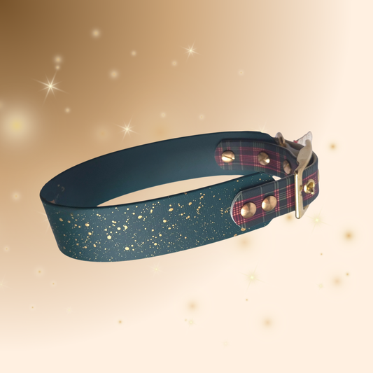 Noël | Collier tartan et pop