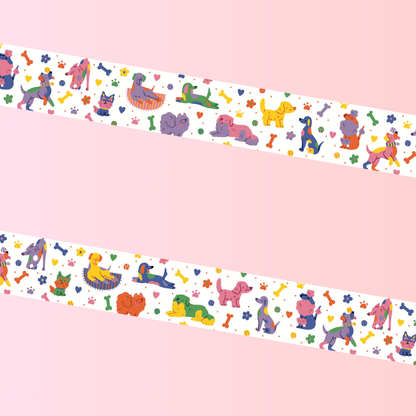 Collier | UV motif chiens