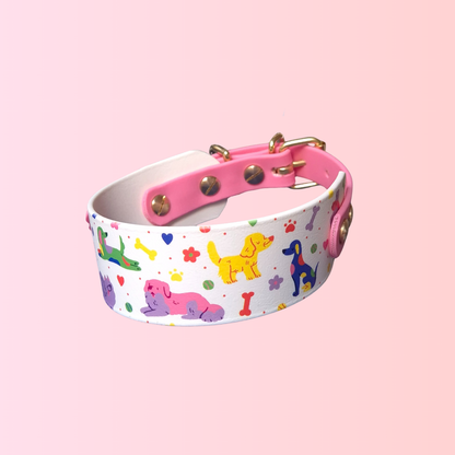 Collier | UV motif chiens